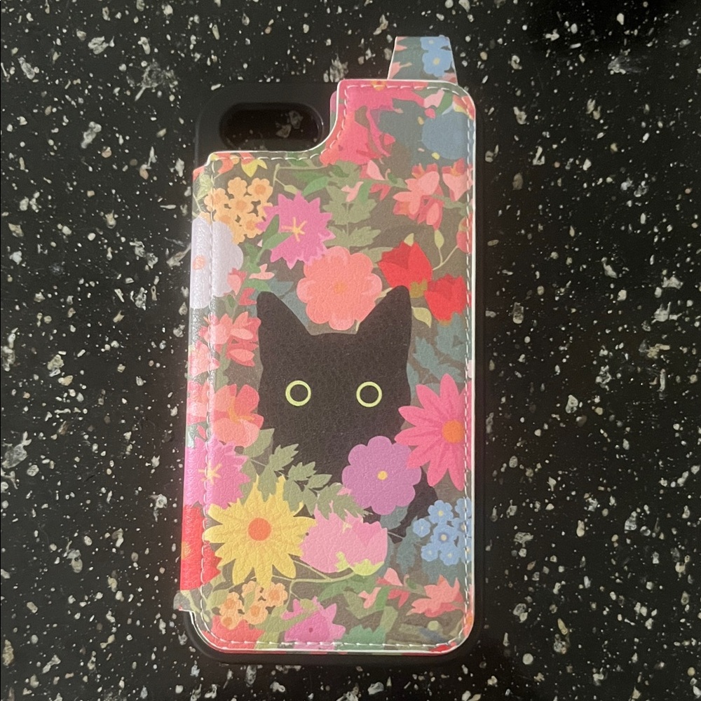 Floral Cat iPhone SE Case brand new